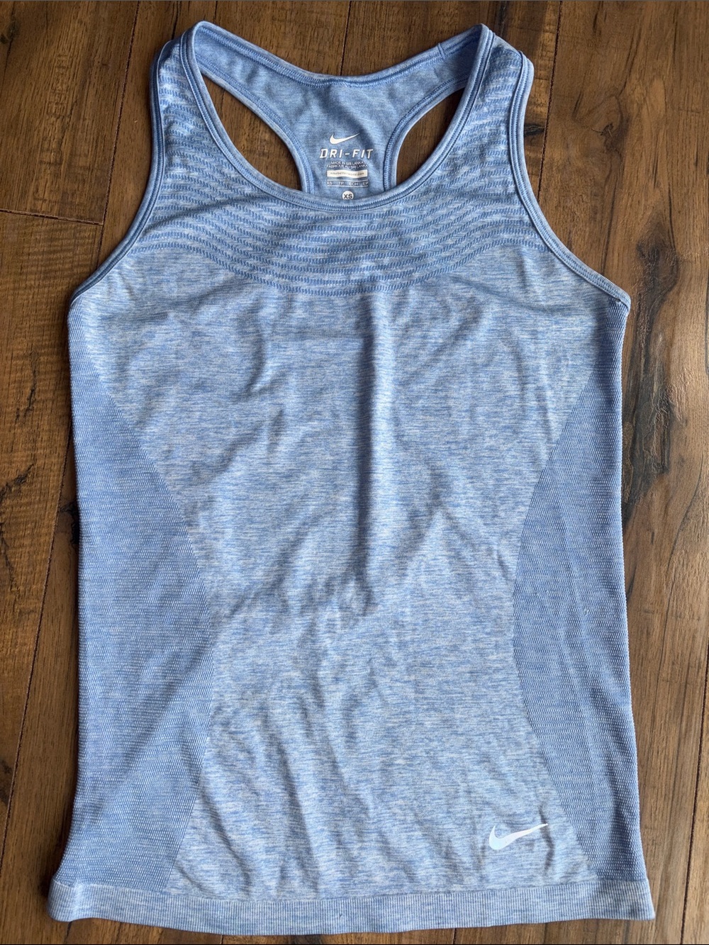 Nike Light Blue Women's Racerback Dri-FIT Tank